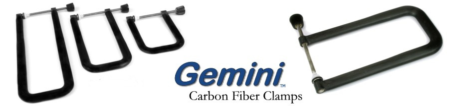 Gemini Carbon Fiber Clamps