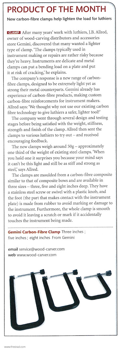 Carbon Fiber Clamp Strad Review